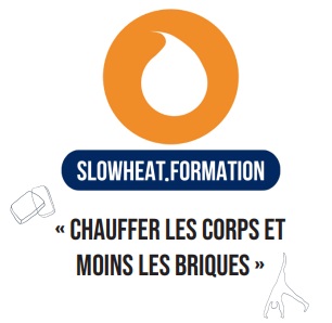 SlowHeat logo formation