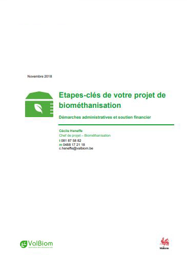 Les étapes-clés de votre projet de biométhanisation